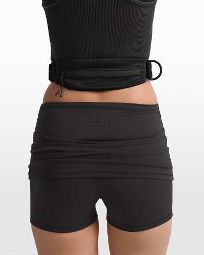 NikeSKIMS Kadın Bel Çantası - NSKM Obsidian/Gümüş Rengi