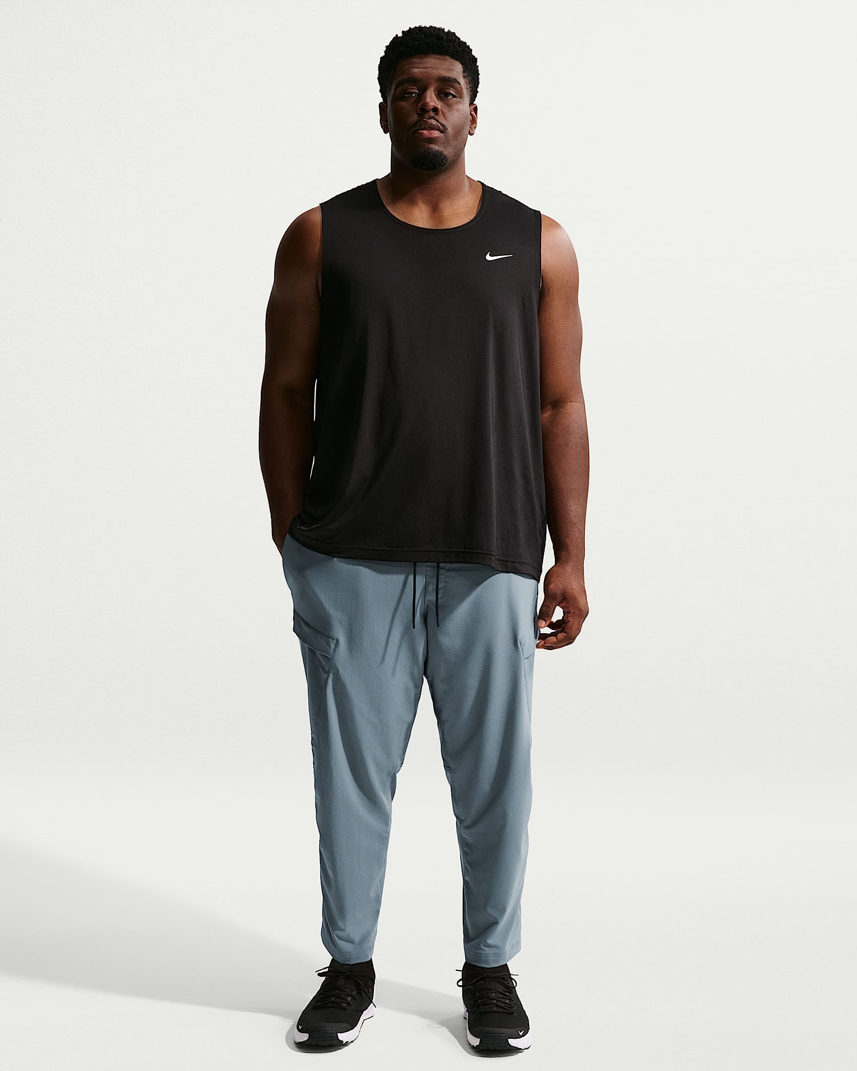 Nike Unlimited Dri-FIT Çok Yönlü Erkek Kargo Eşofman Altı - Smoke Grey/Siyah/Smoke Grey