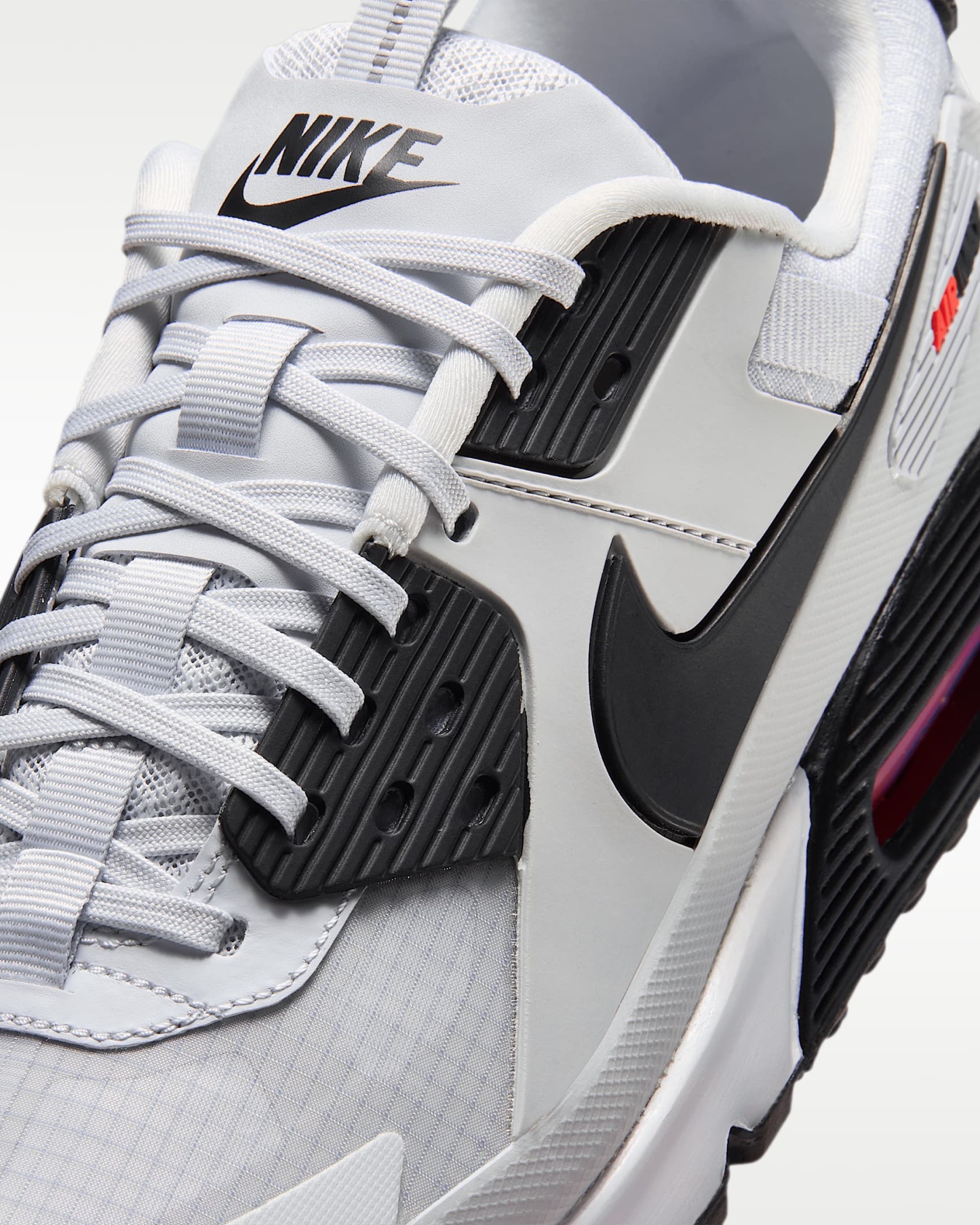 Nike Air Max 90 Drift Erkek Ayakkabısı - Pure Platinum/Bright Crimson/Siyah