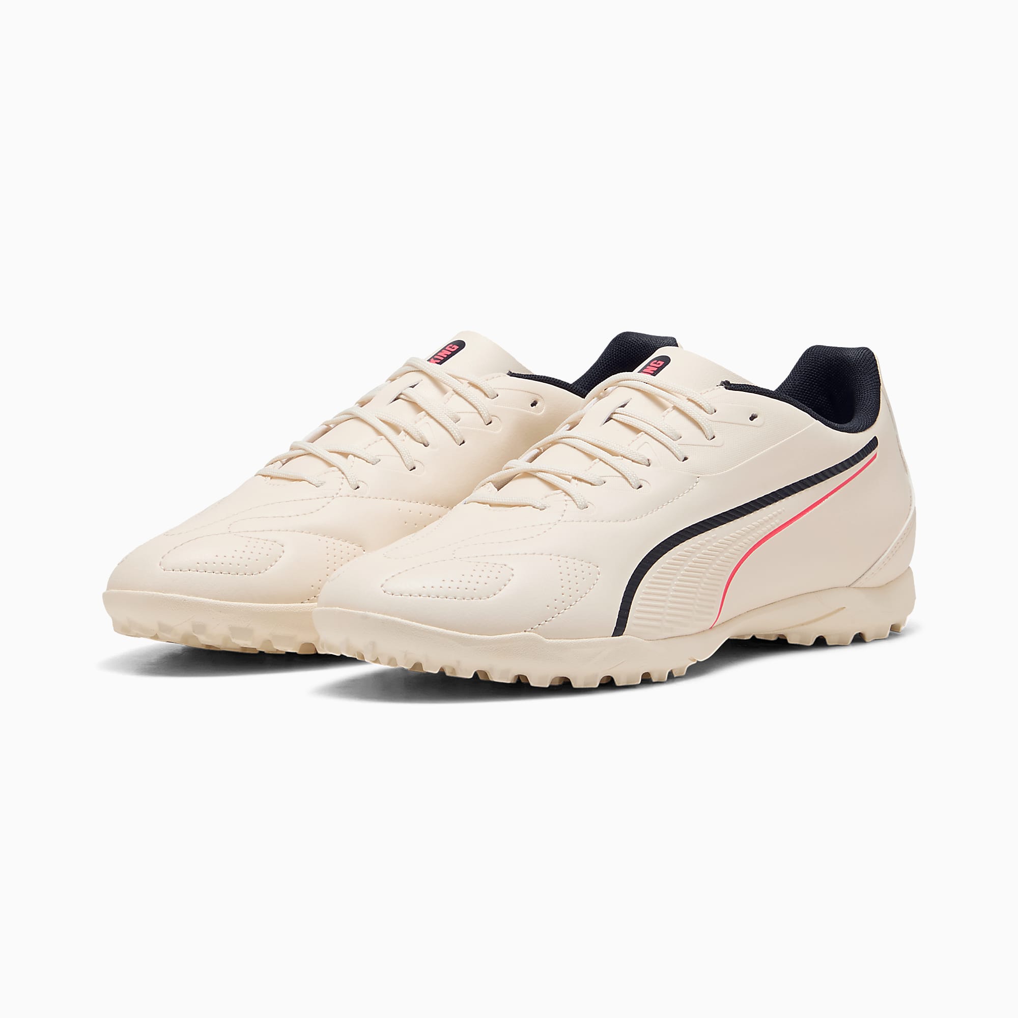 KING 20 PLAY TT UNISEX Krampon - Sugared Almond-PUMA Black-Ultra Red - 109361_01 - Görsel 2