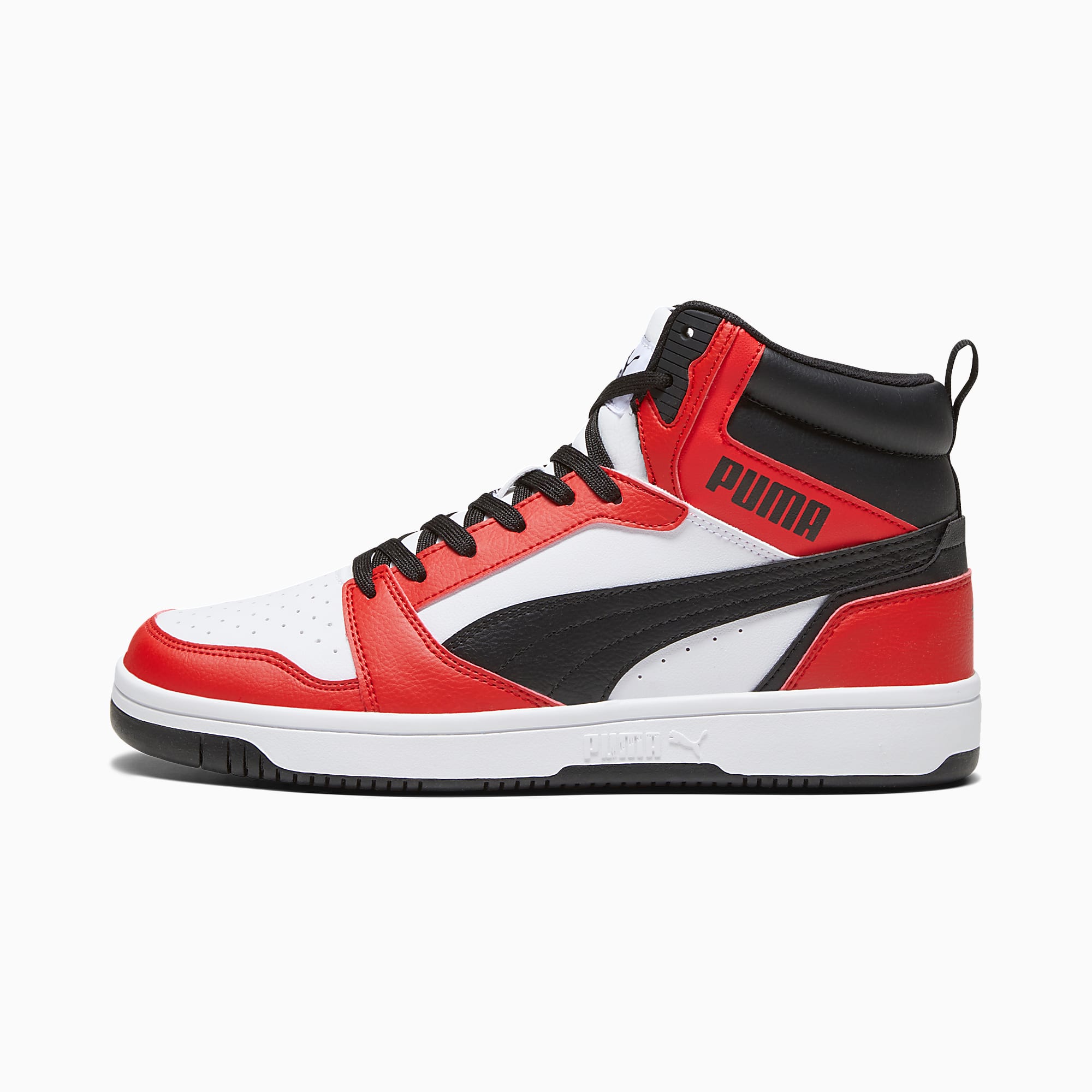 Rebound Ayakkabı - PUMA White-PUMA Black-For All Time Red - 392326_04 - Görsel 1
