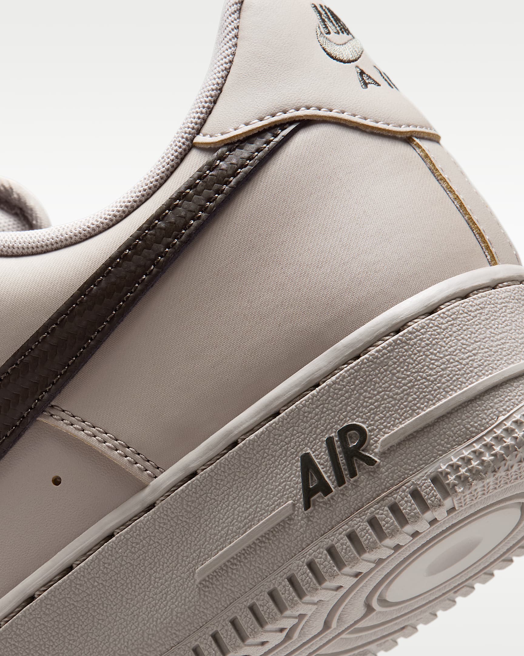 Nike Air Force 1 '07 Erkek Ayakkabısı - College Grey/Newsprint