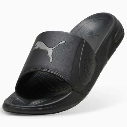 SOFTRIDE Teamcat UNISEX Terlik - PUMA Black-Cast Iron - 402875_01 - Görsel 6