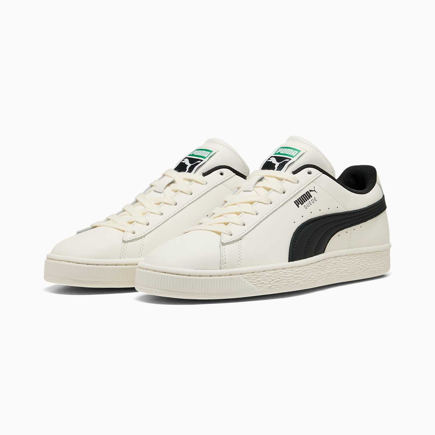 Suede UNISEX Ayakkabı - Warm White-PUMA Black - 408467_11 - Görsel 4