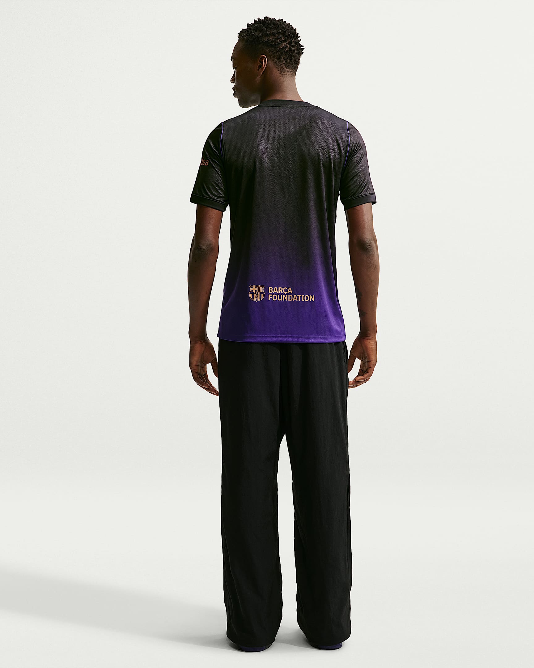 FC Barcelona 2026/27 Stadyum Deplasman Kobe Dri-FIT Erkek Futbol Taraftar Forması - Field Purple/Field Purple/Siyah/Metallic Gold