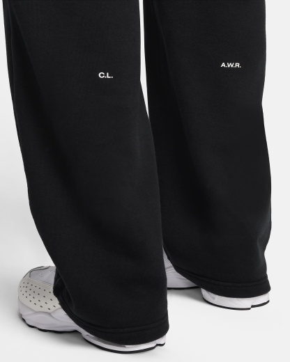 NOCTA NOCTA Fleece CS Açık Paçalı Eşofman Altı - Siyah/Siyah/Beyaz