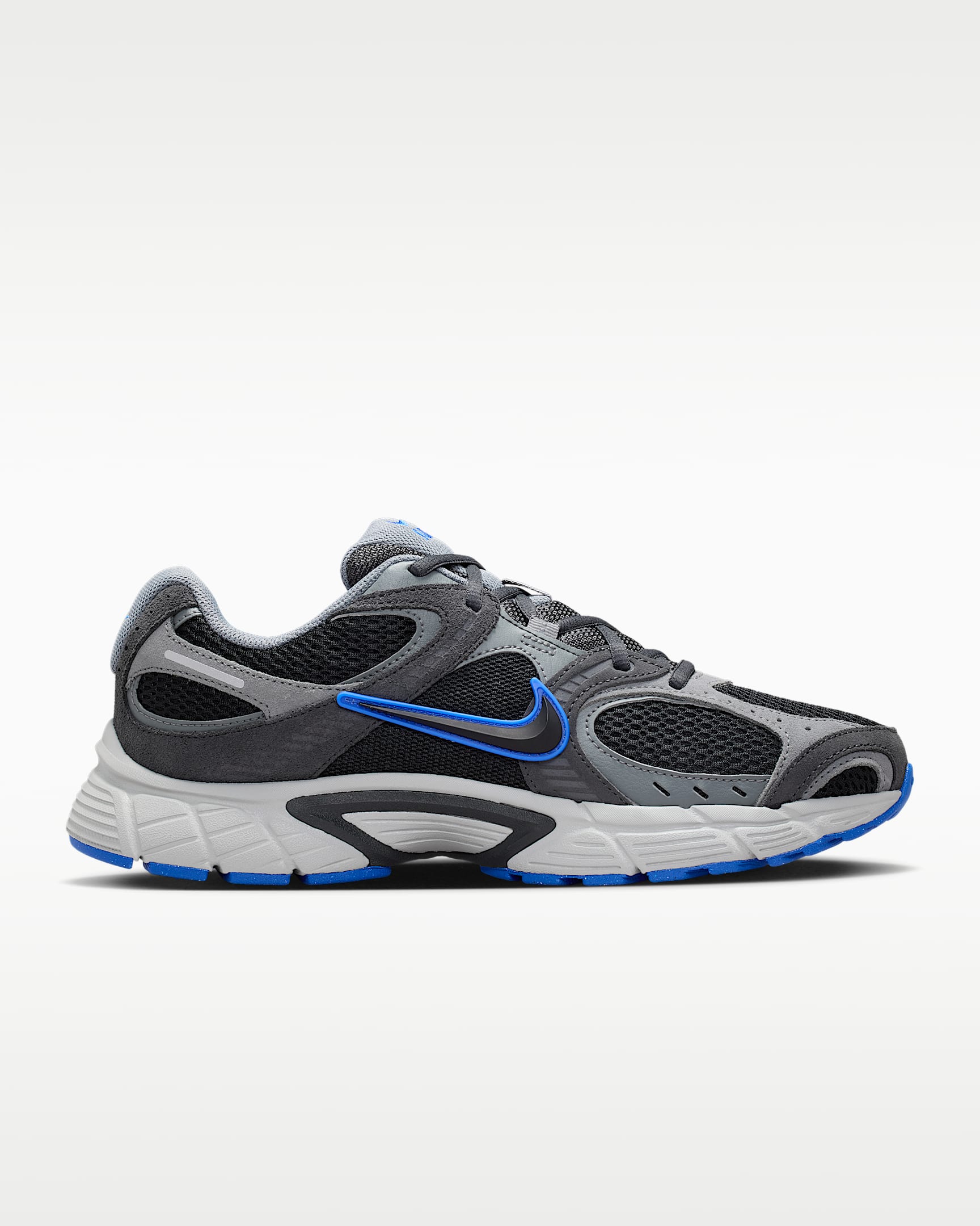 Nike V5 RNR Suede Erkek Ayakkabısı - Smoke Grey/Anthracite/Racer Blue/Siyah