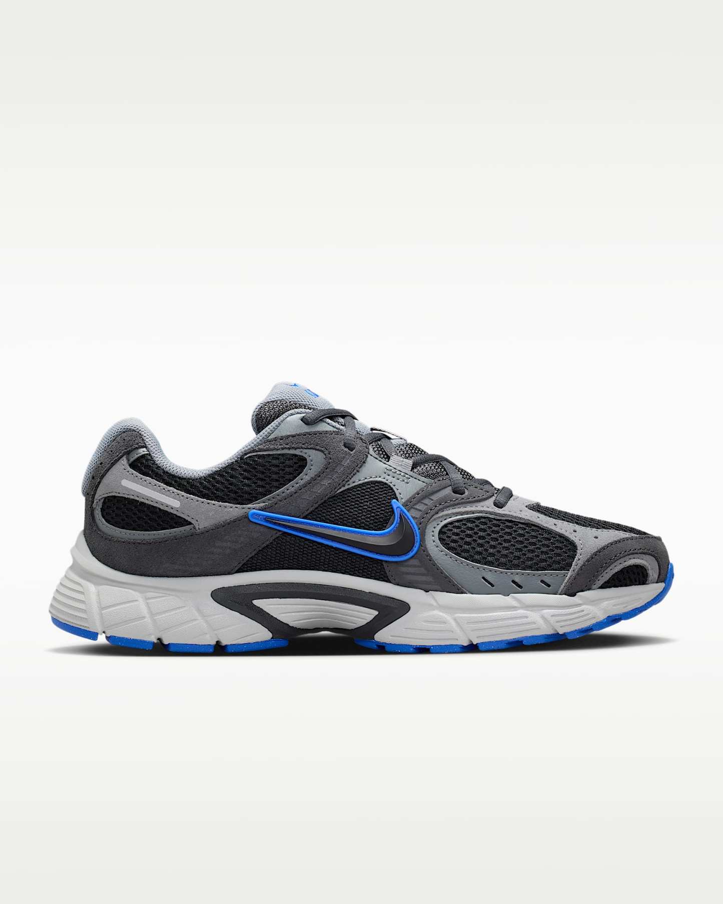 Nike V5 RNR Suede Erkek Ayakkabısı - Smoke Grey/Anthracite/Racer Blue/Siyah