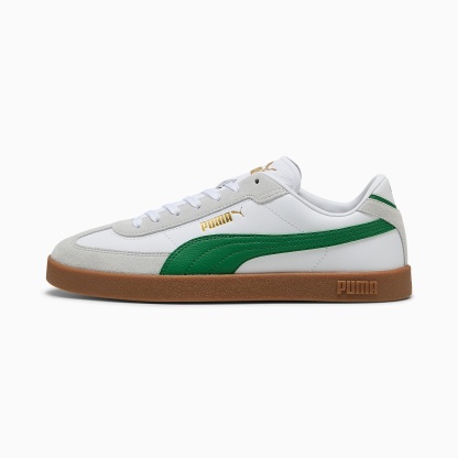 PUMA Club II Era Unisex Spor Ayakkabı - PUMA White-Archive Green-Gum - 397447_22 - Görsel 1