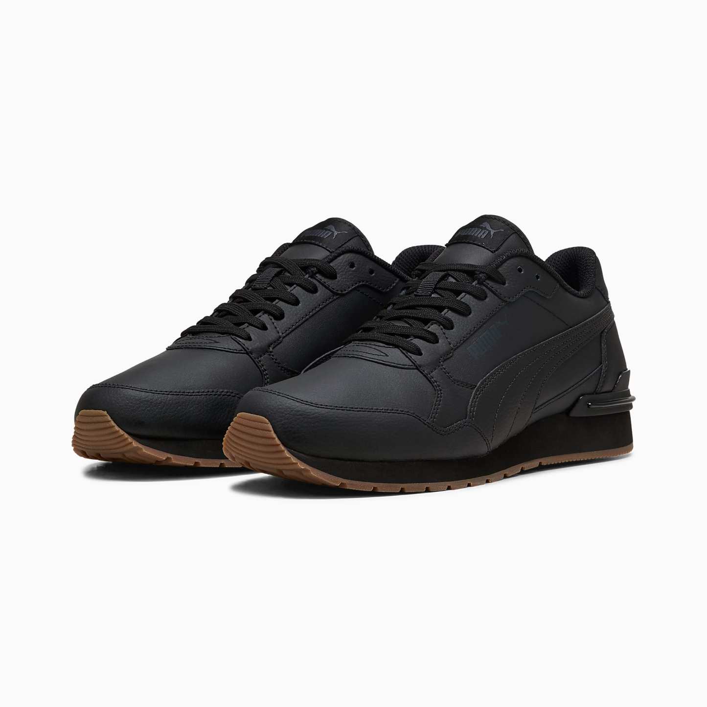 ST Runner v4 UNISEX Ayakkabı - PUMA Black-Strong Gray-Gum - 399068_12 - Görsel 2