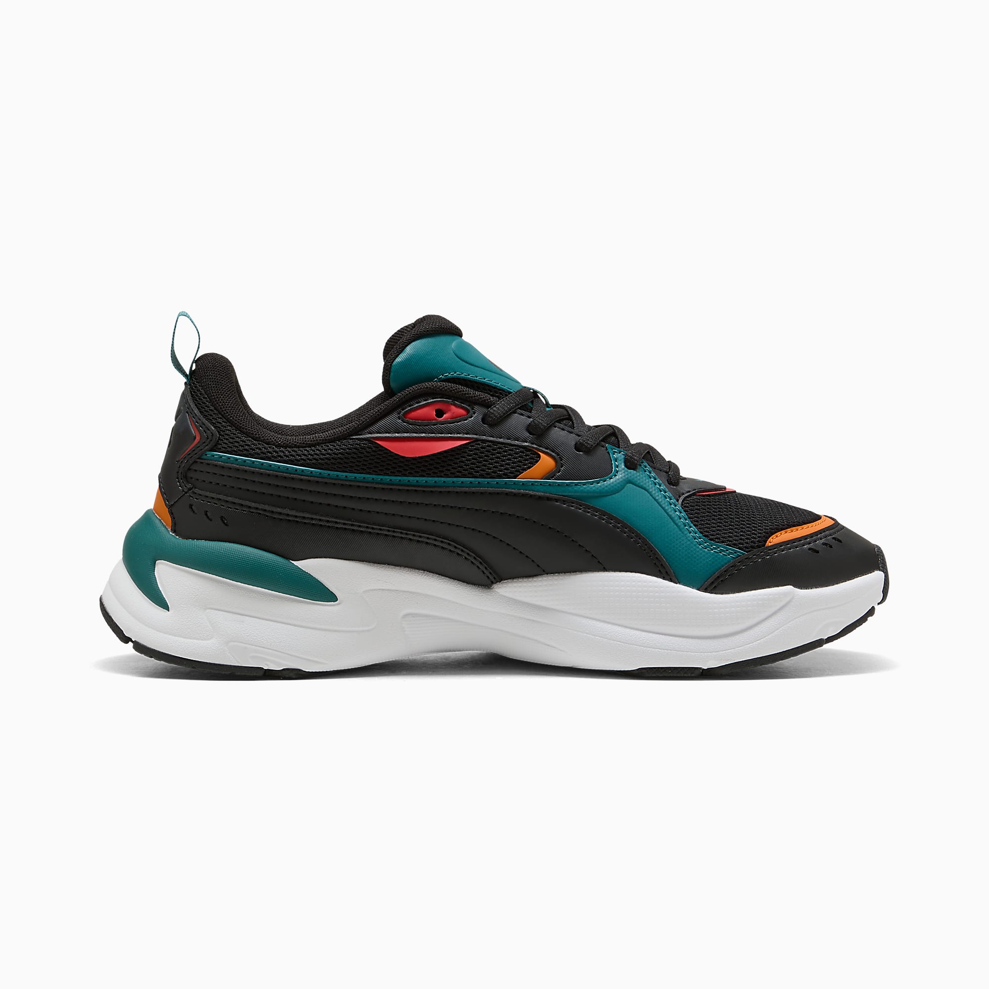 X-Ray 4 UNISEX Ayakkabı - Emerald Ice-PUMA Black-Vermillion - 404747_05 - Görsel 5
