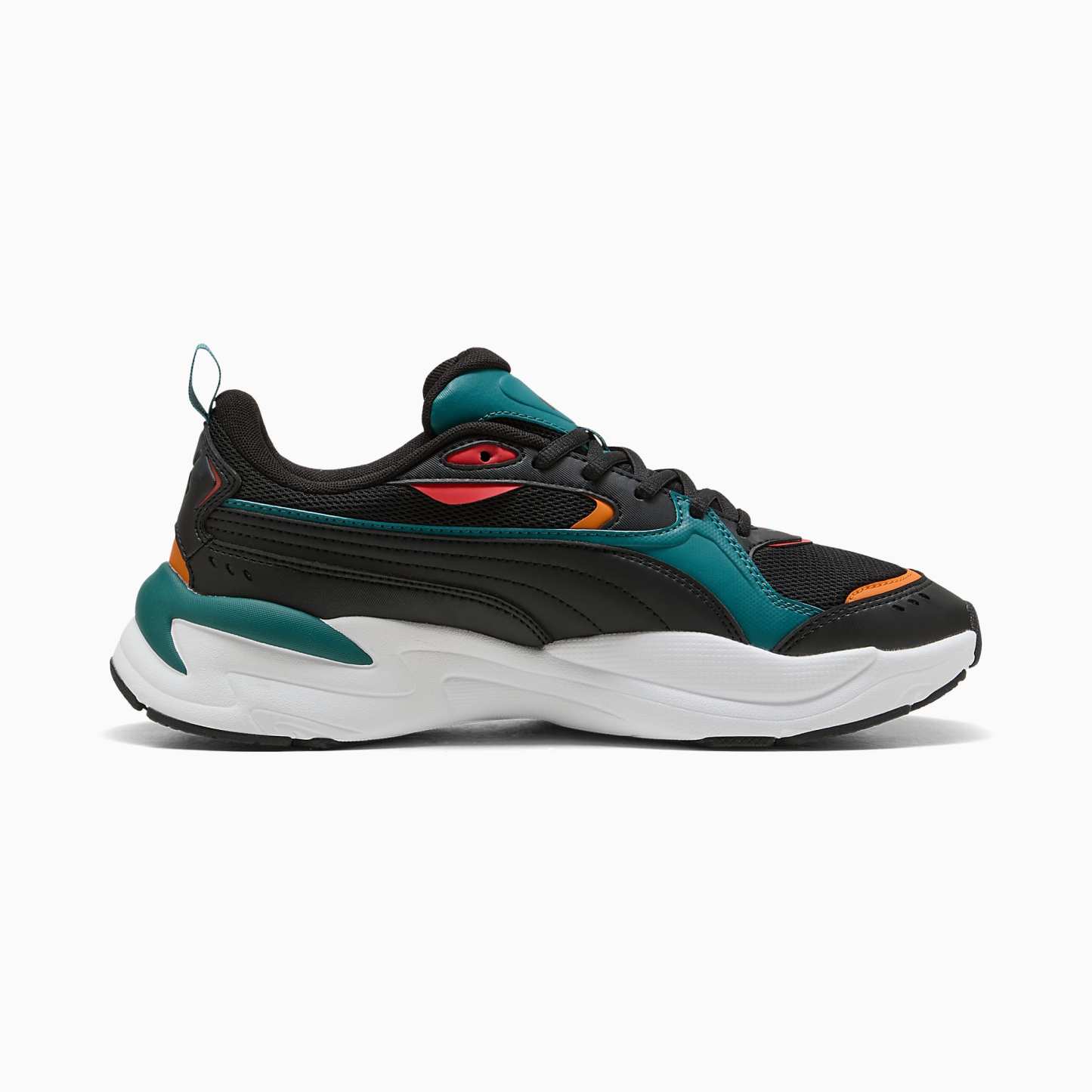 X-Ray 4 UNISEX Ayakkabı - Emerald Ice-PUMA Black-Vermillion - 404747_05 - Görsel 5