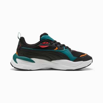 X-Ray 4 UNISEX Ayakkabı - Emerald Ice-PUMA Black-Vermillion - 404747_05 - Görsel 5
