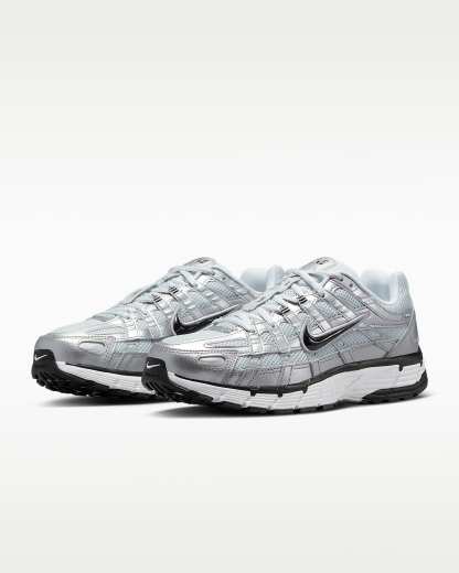 Nike P-6000 Ayakkabı - Beyaz/Metallic Silver/Pure Platinum/Siyah