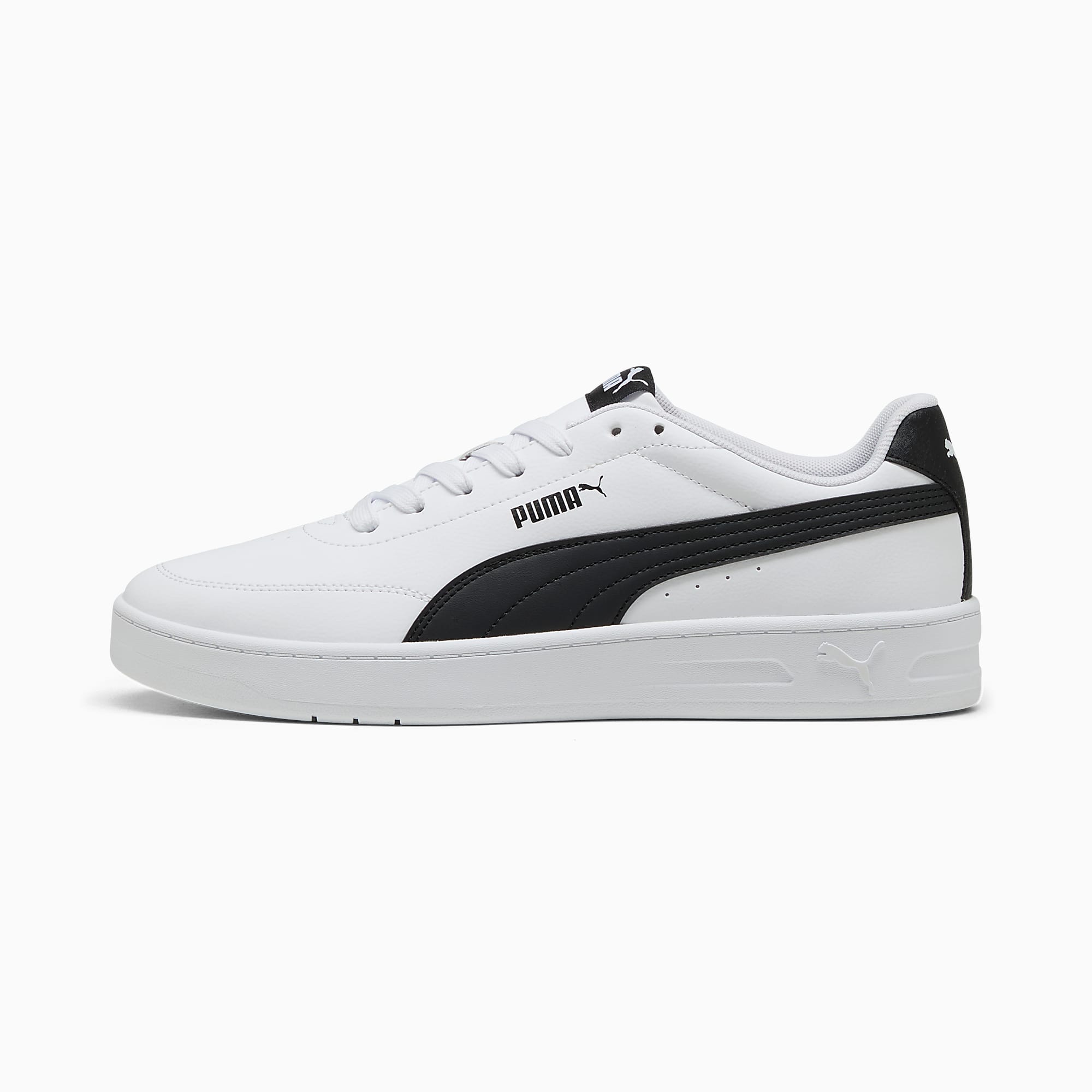Court CLASSIC Clean UNISEX Ayakkabı - Puma White-Puma Black - 402223_01 - Görsel 1