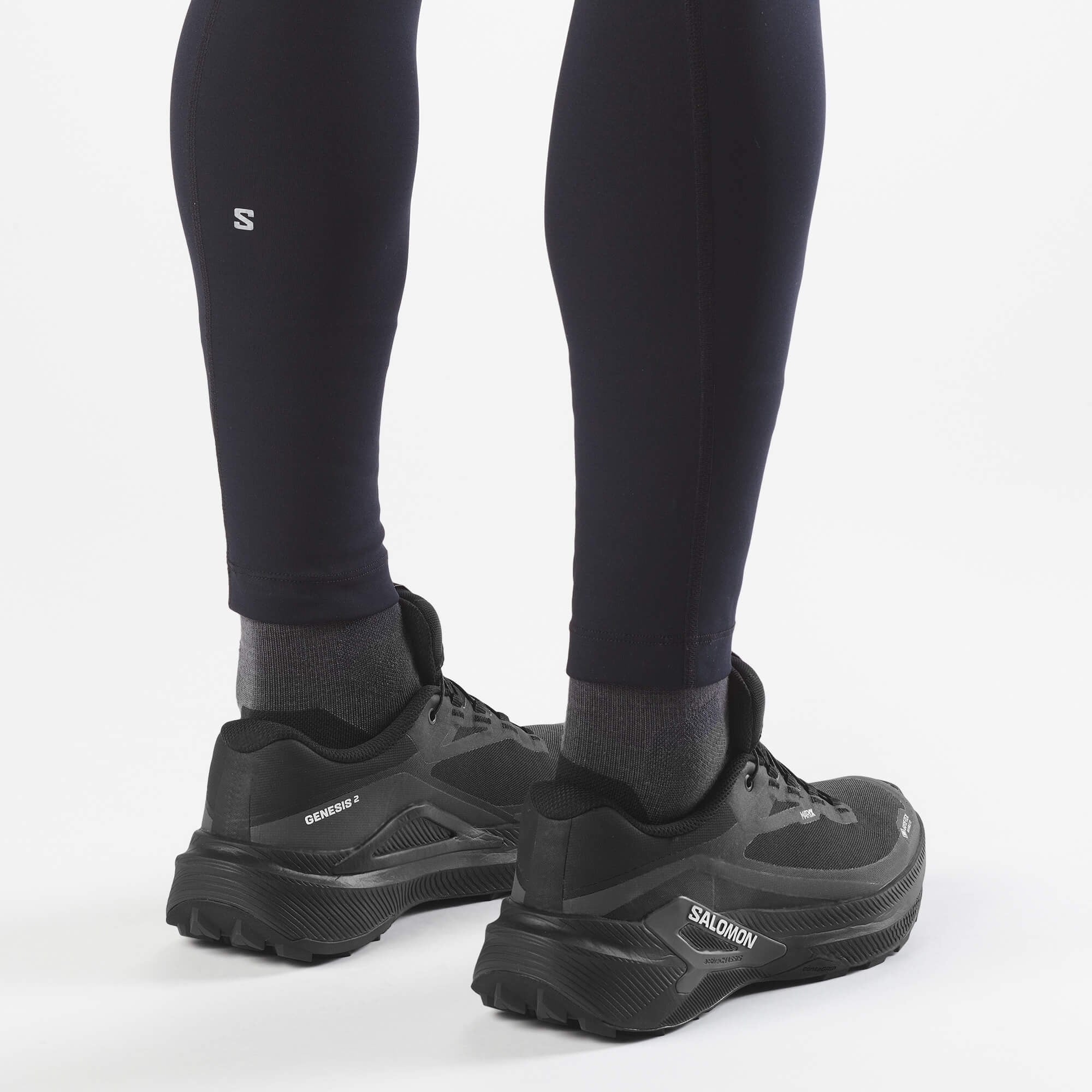 Salomon GENESIS 2 GORE-TEX Erkek Koşu Ayakkabısı Grape Leaf L49301900 - Black - L49300300 - image 7