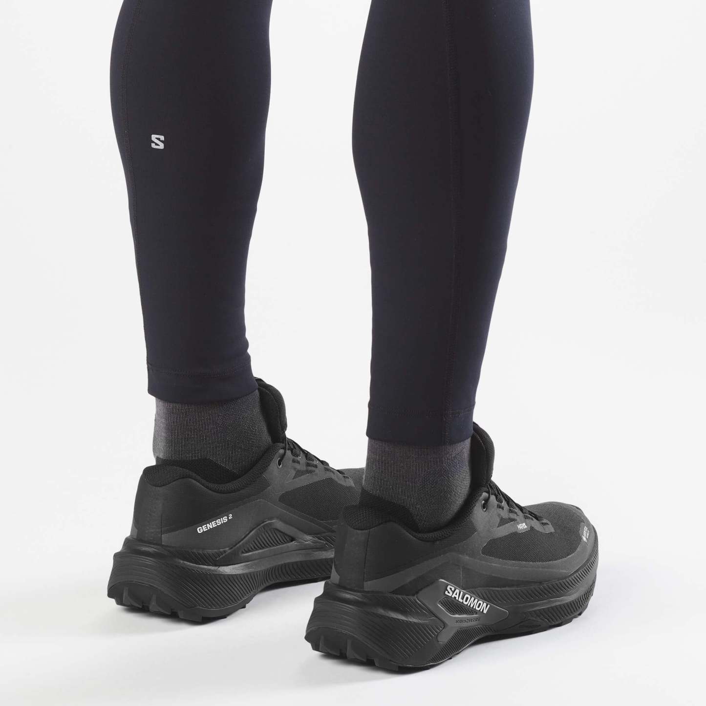 Salomon GENESIS 2 GORE-TEX Erkek Koşu Ayakkabısı Grape Leaf L49301900 - Black - L49300300 - image 7