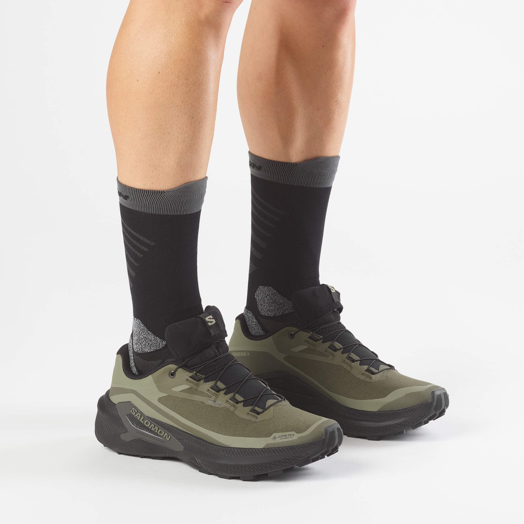 Salomon GENESIS 2 GORE-TEX Erkek Koşu Ayakkabısı Grape Leaf L49301900 - Grape Leaf - L49301900 - image 7