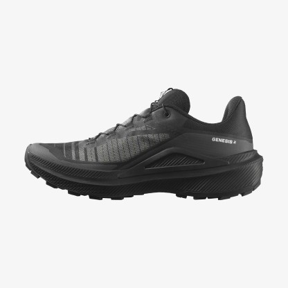 Salomon GENESIS 2 Erkek Koşu Ayakkabısı Gibraltar Sea L49299900 - Black - L49299800 - image 4