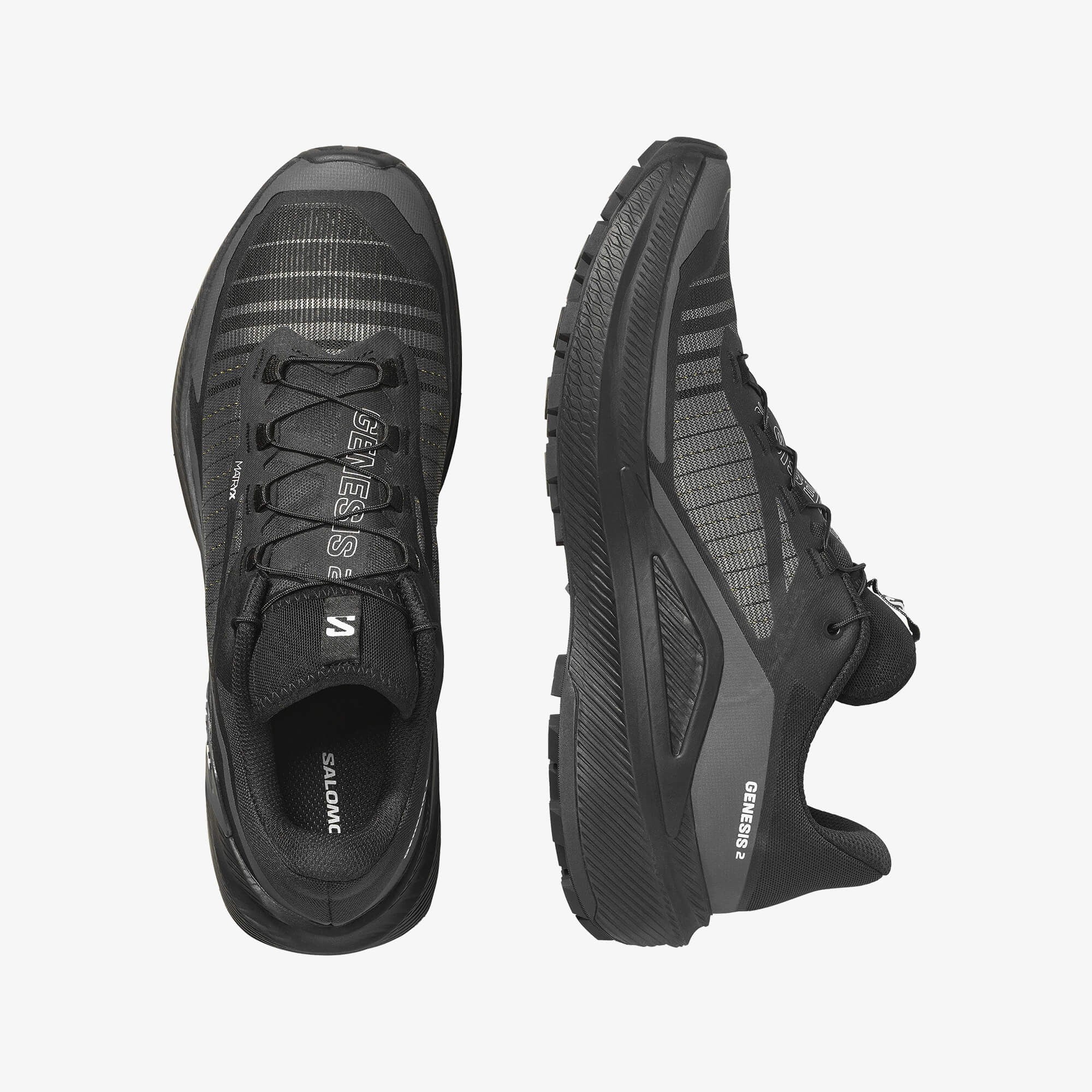 Salomon GENESIS 2 Erkek Koşu Ayakkabısı Gibraltar Sea L49299900 - Black - L49299800 - image 2