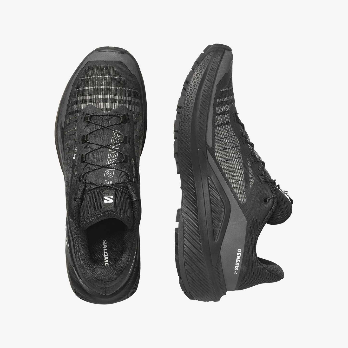 Salomon GENESIS 2 Erkek Koşu Ayakkabısı Gibraltar Sea L49299900 - Black - L49299800 - image 2