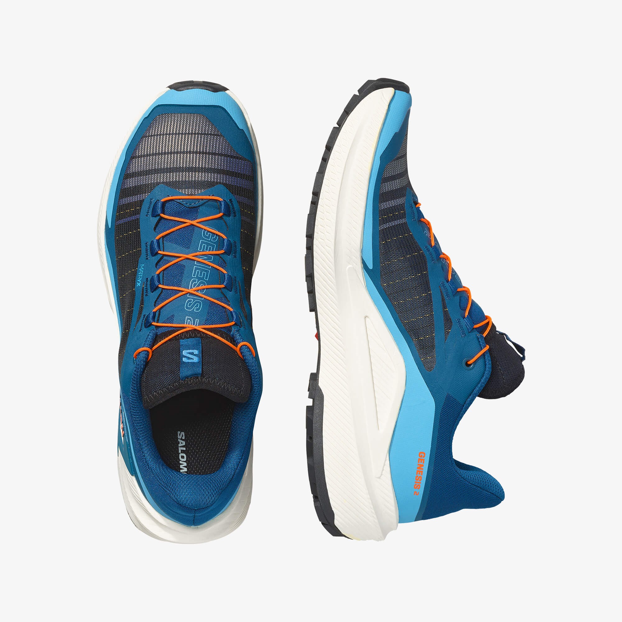 Salomon GENESIS 2 Erkek Koşu Ayakkabısı Black L49299800 - Gibraltar Sea - L49299900 - image 2