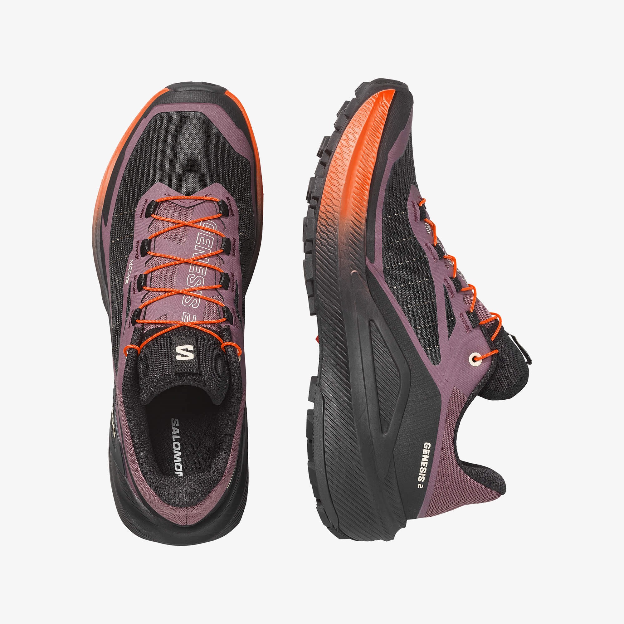 Salomon GENESIS 2 Kadın Koşu Ayakkabısı Huckleberry L49309200 - Huckleberry - L49309200 - image 2