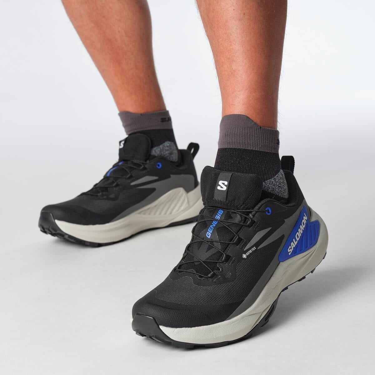 Salomon GENESIS GORE-TEX Erkek Koşu Ayakkabısı Black L47976200 - Black [L47807800] - L47807800 - image 7