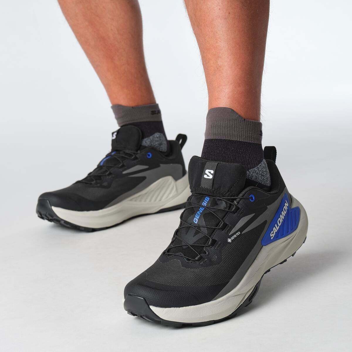 Salomon GENESIS GORE-TEX Erkek Koşu Ayakkabısı Black L47976200 - Black [L47807800] - L47807800 - image 7