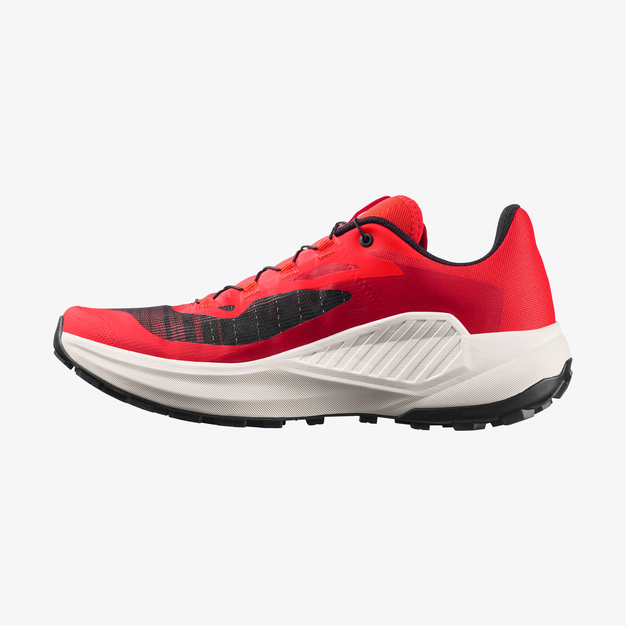Salomon Genesis Erkek Koşu Ayakkabısı - Siyah - Fiery Red - L49226500 - image 7