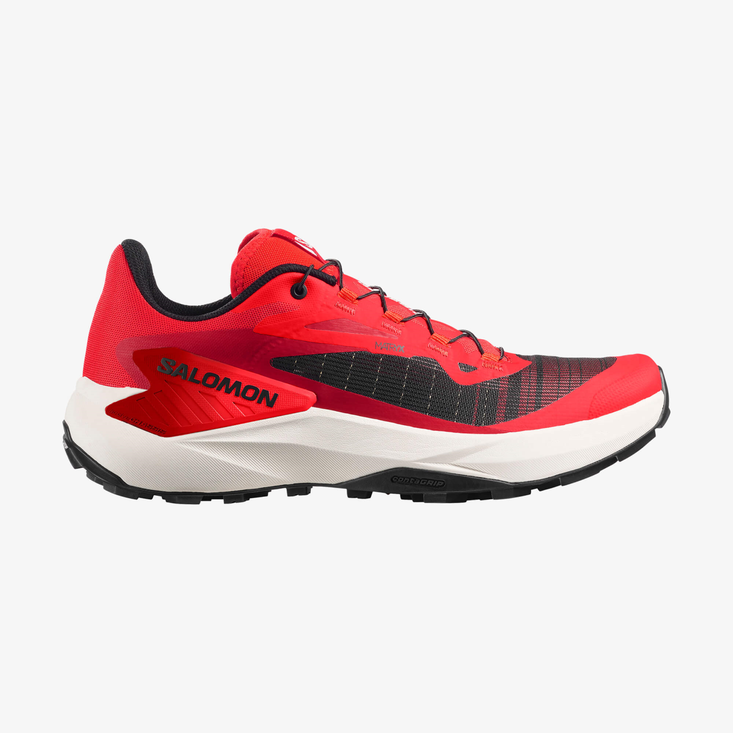 Salomon Genesis Erkek Koşu Ayakkabısı - Siyah - Fiery Red - L49226500 - image 1
