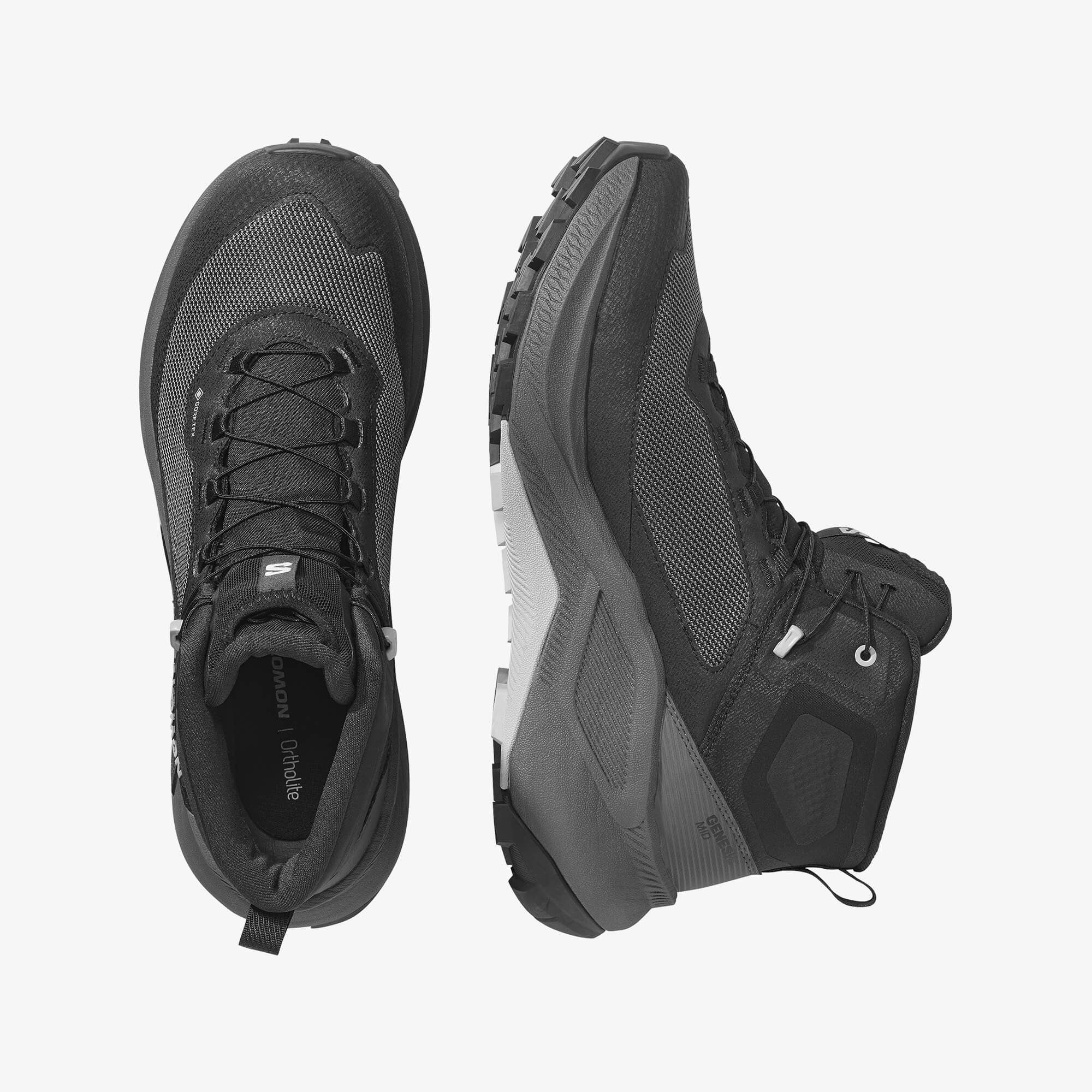Salomon GENESIS MID GORE-TEX Erkek Outdoor Botu Black L45409100 - Black - L45409100 - image 2