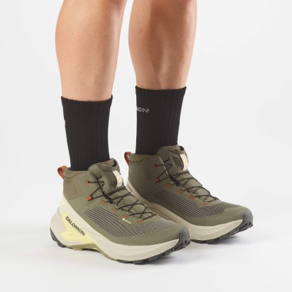 Salomon GENESIS MID GORE-TEX Erkek Outdoor Botu Olive Night L45409400 - Olive Night - L45409400 - image 7