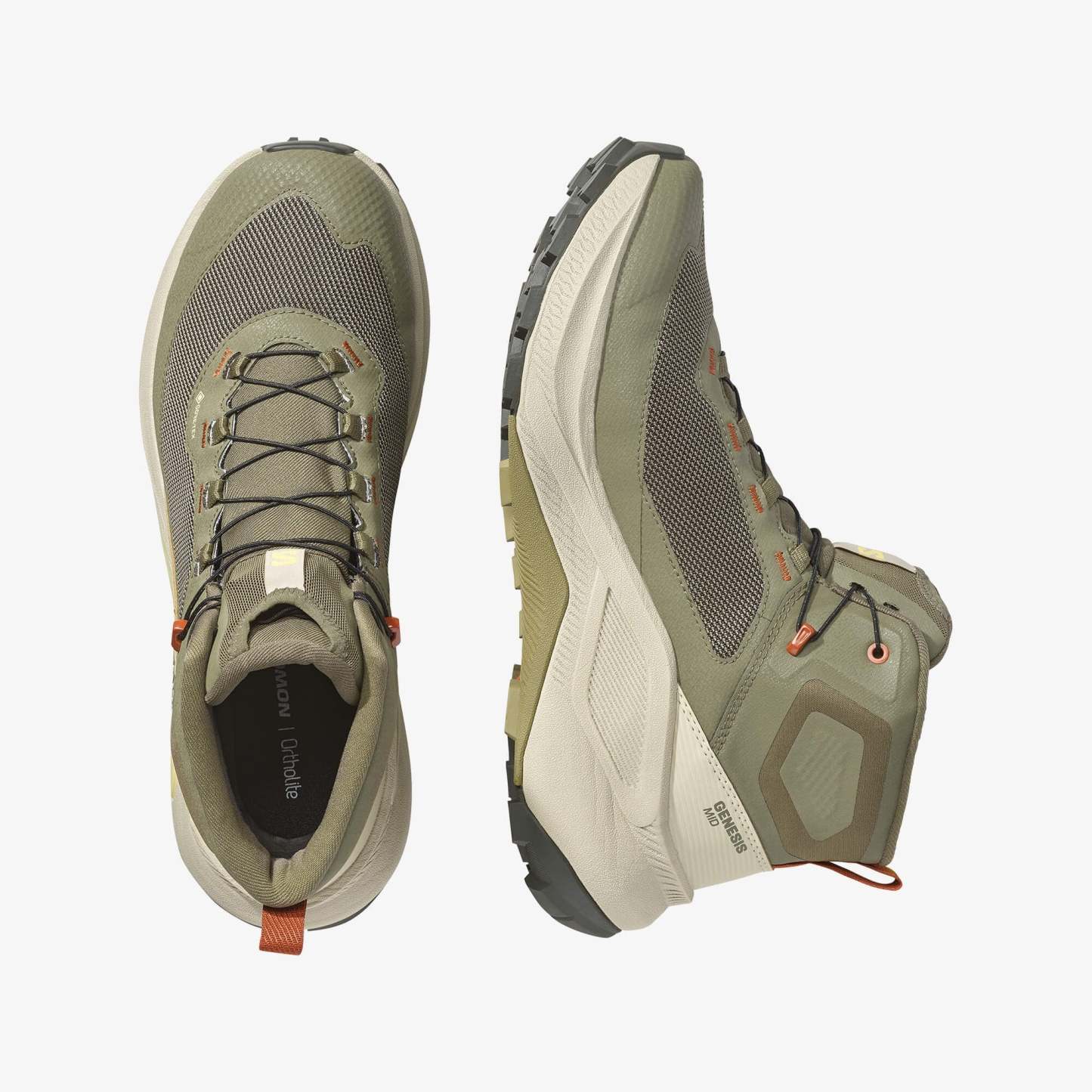 Salomon GENESIS MID GORE-TEX Erkek Outdoor Botu Dark Navy L45409300 - Olive Night - L45409400 - image 2