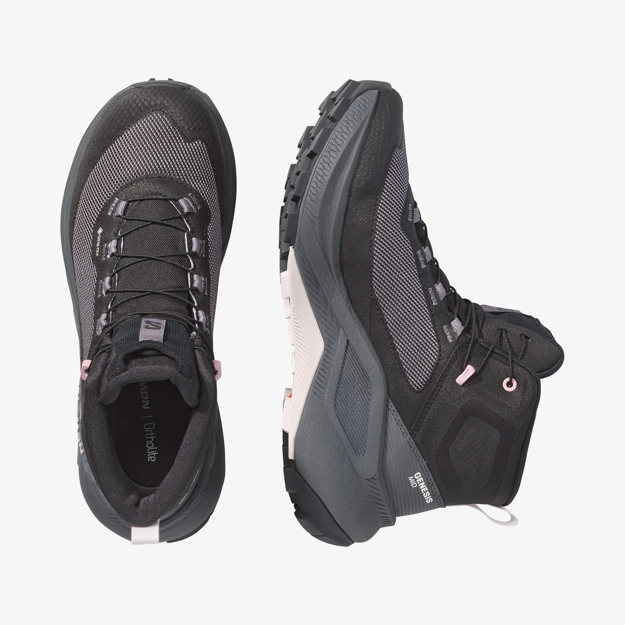 Salomon GENESIS MID GORE-TEX Kadın Outdoor Botu Black L45409700 - Black - L45409700 - image 2