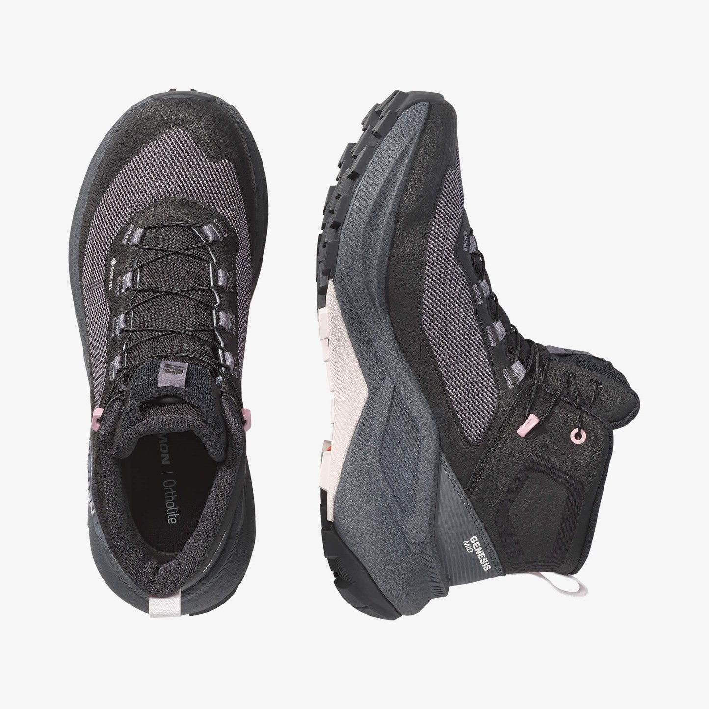 Salomon GENESIS MID GORE-TEX Kadın Outdoor Botu Black L45409700 - Black - L45409700 - image 2