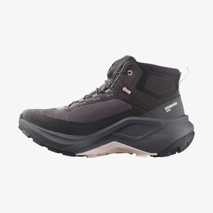 Salomon GENESIS MID GORE-TEX Kadın Outdoor Botu Black L45409700 - Black - L45409700 - image 4