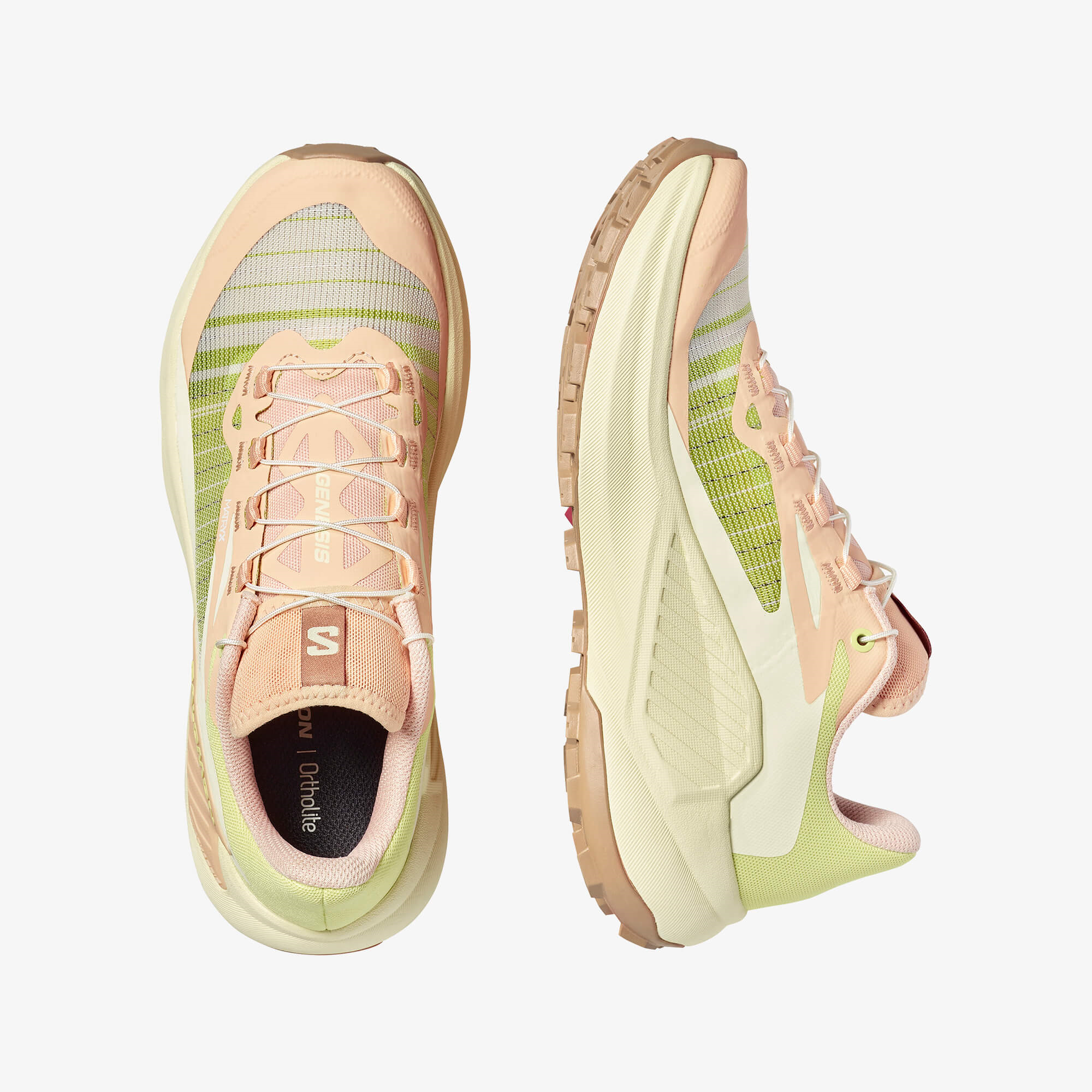 Salomon GENESIS Kadın Koşu Ayakkabısı Almond Cream L47996600 - Almond Cream - L47996600 - image 2