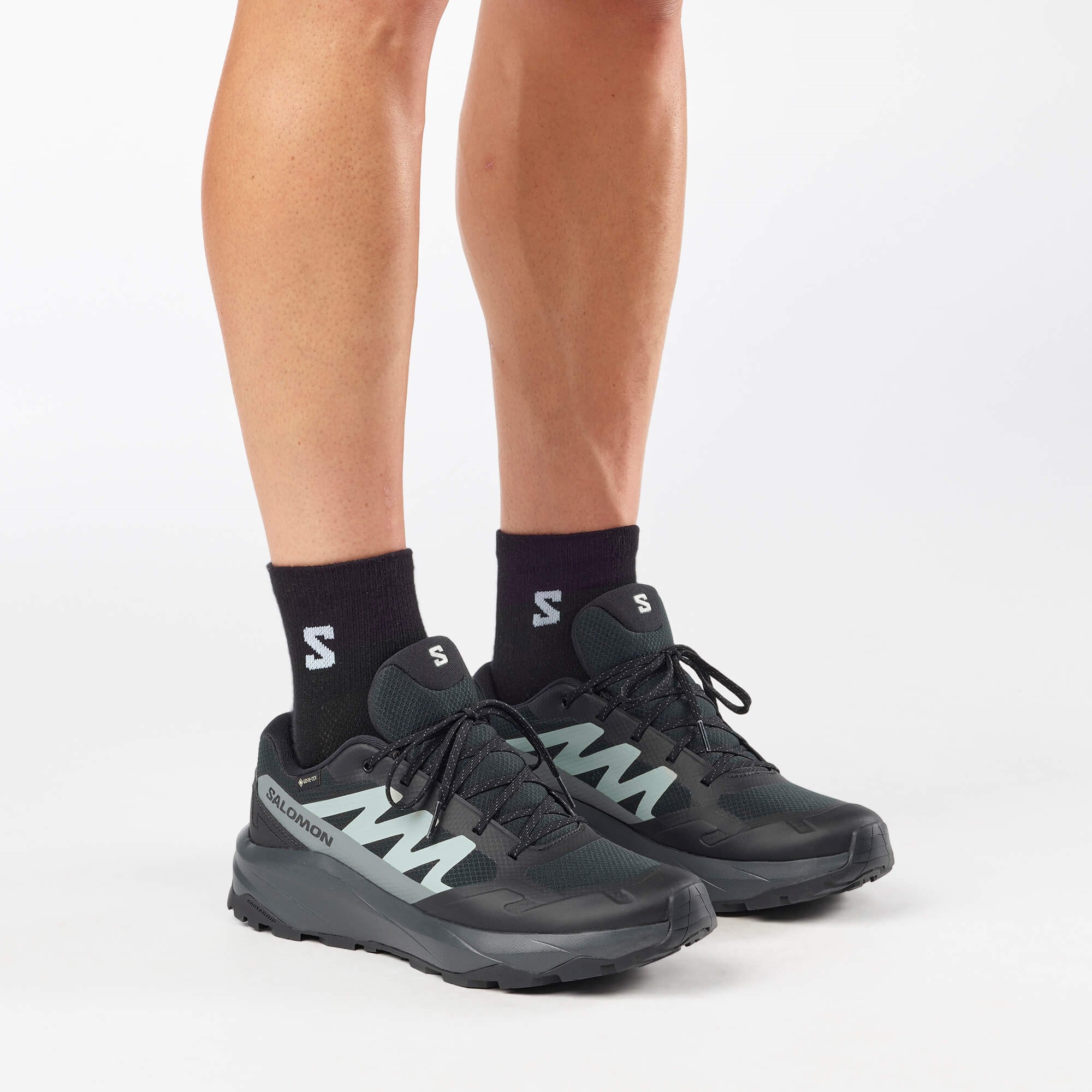 Salomon OUTSCAPE GORE-TEX Erkek Outdoor Ayakkabı Asphalt L49233000 - Black - L49137300 - image 7