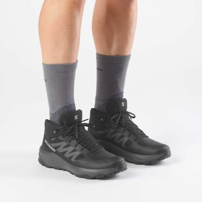 Salomon OUTSCAPE MID GORE-TEX Erkek Outdoor Botu Black L45410600 - Black - L45410600 - image 7