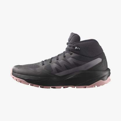 Salomon OUTSCAPE MID GORE-TEX Kadın Outdoor Botu Wrought Iron L45411600 - Black - L45411100 - image 3