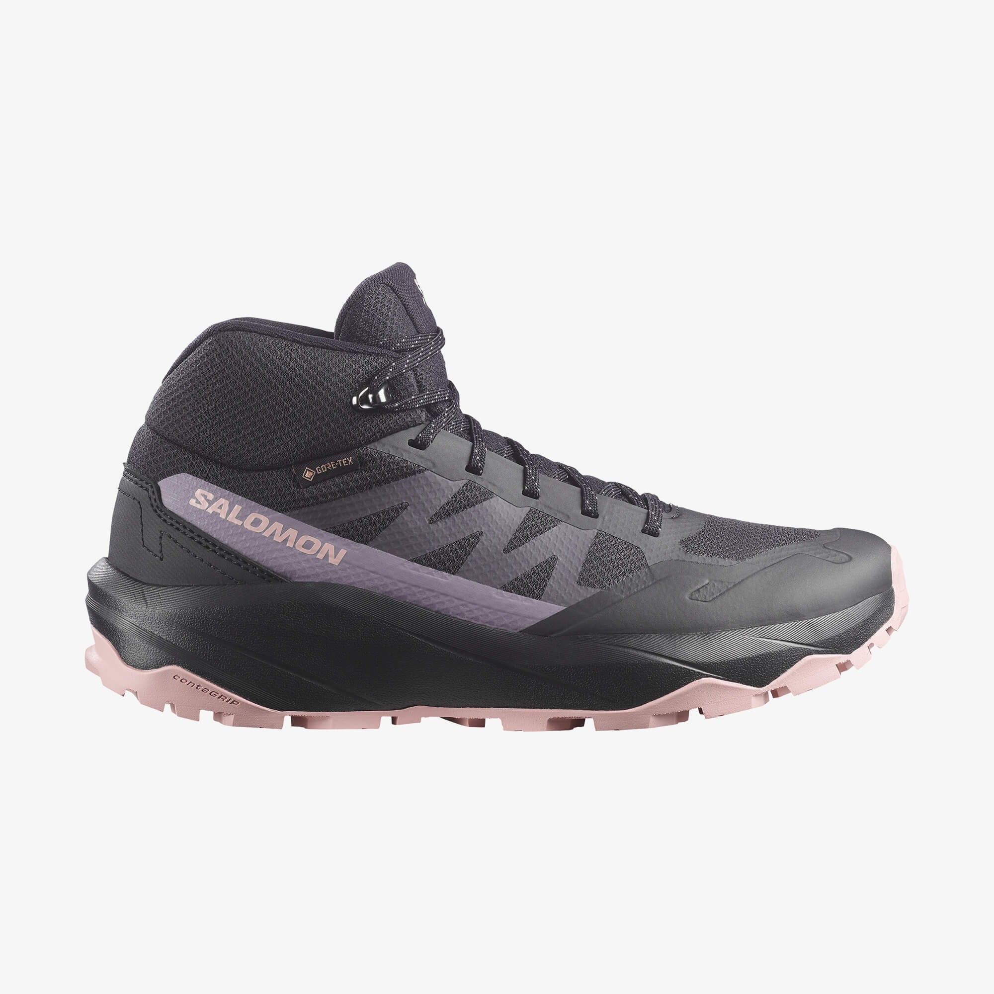 Salomon OUTSCAPE MID GORE-TEX Kadın Outdoor Botu Wrought Iron L45411600 - Black - L45411100 - image 1