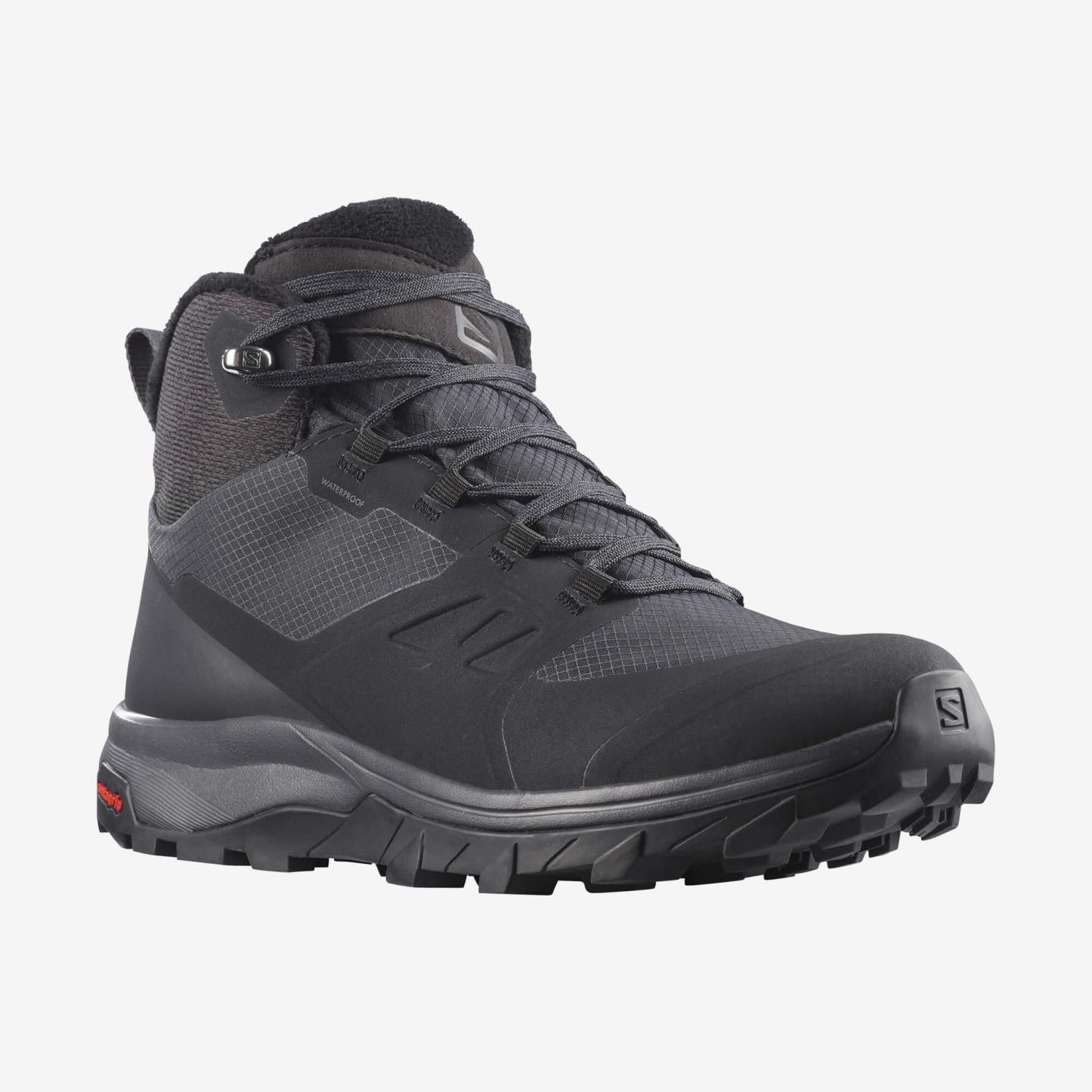 Salomon OUTSNAP WATERPROOF Kadın Outdoor Botu Etherea L47854100 - Outsnap Waterproof Erkek Outdoor Botu - Siyah - L41110100 - image 3