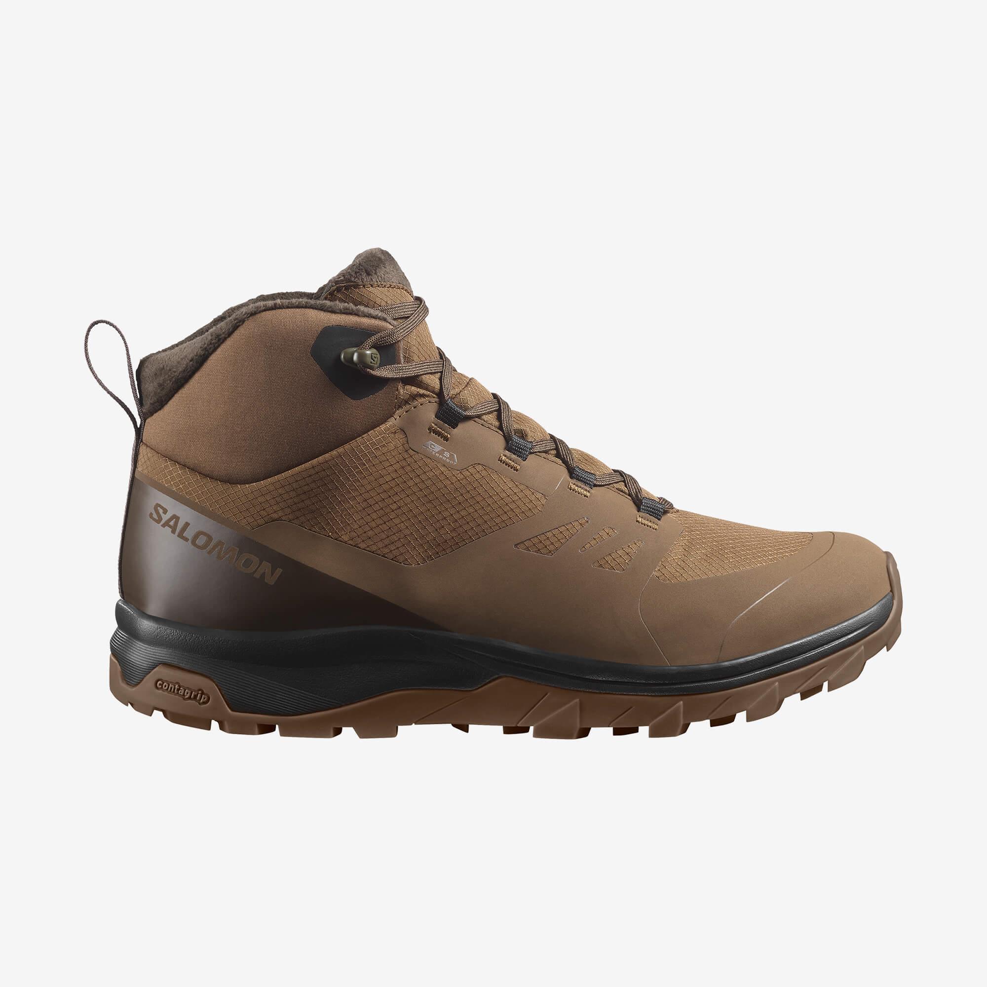 Salomon Outsnap Waterproof Erkek Outdoor Botu - Kahve - Outsnap Waterproof Erkek Outdoor Botu - Kahve - L47685000 - image 1
