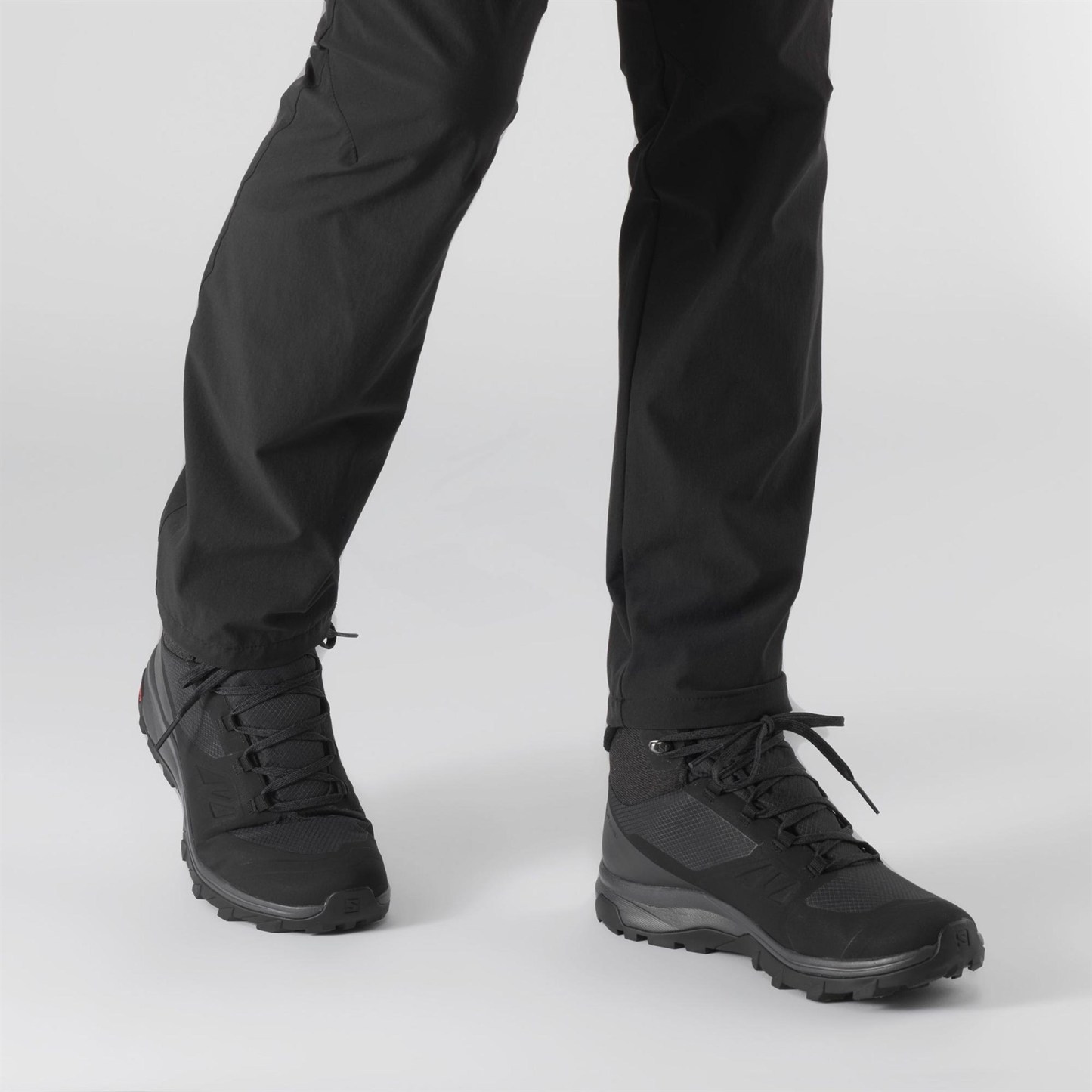Salomon OUTSNAP WATERPROOF Kadın Outdoor Botu Etherea L47854100 - Outsnap Waterproof Erkek Outdoor Botu - Siyah - L41110100 - image 6