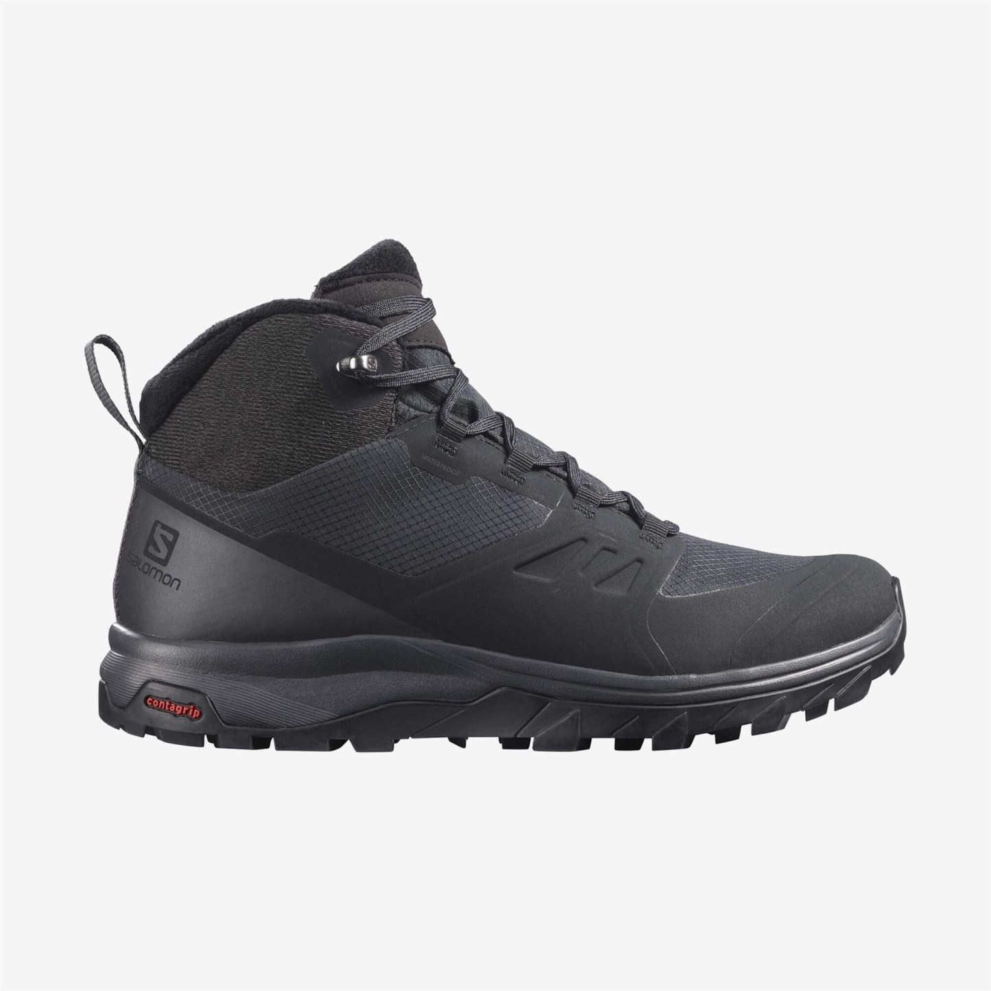 Salomon OUTSNAP WATERPROOF Kadın Outdoor Botu Etherea L47854100 - Outsnap Waterproof Erkek Outdoor Botu - Siyah - L41110100 - image 1