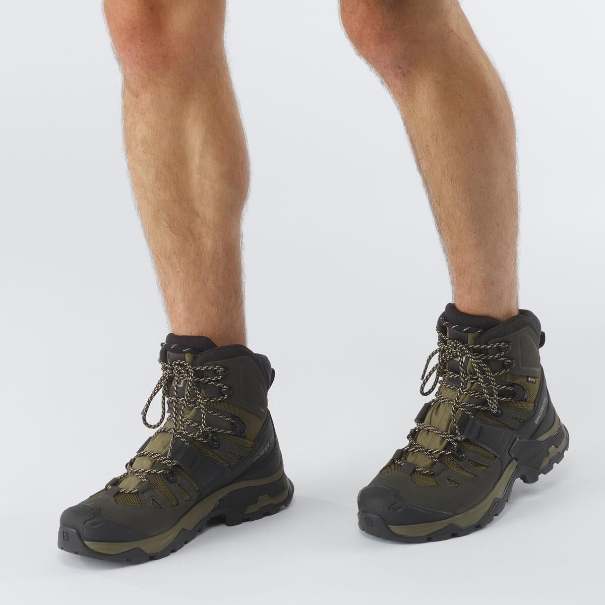 Salomon Quest 4 Gore-Tex Erkek Outdoor Botu - Kahve - Yeşil - L41292500 - image 6