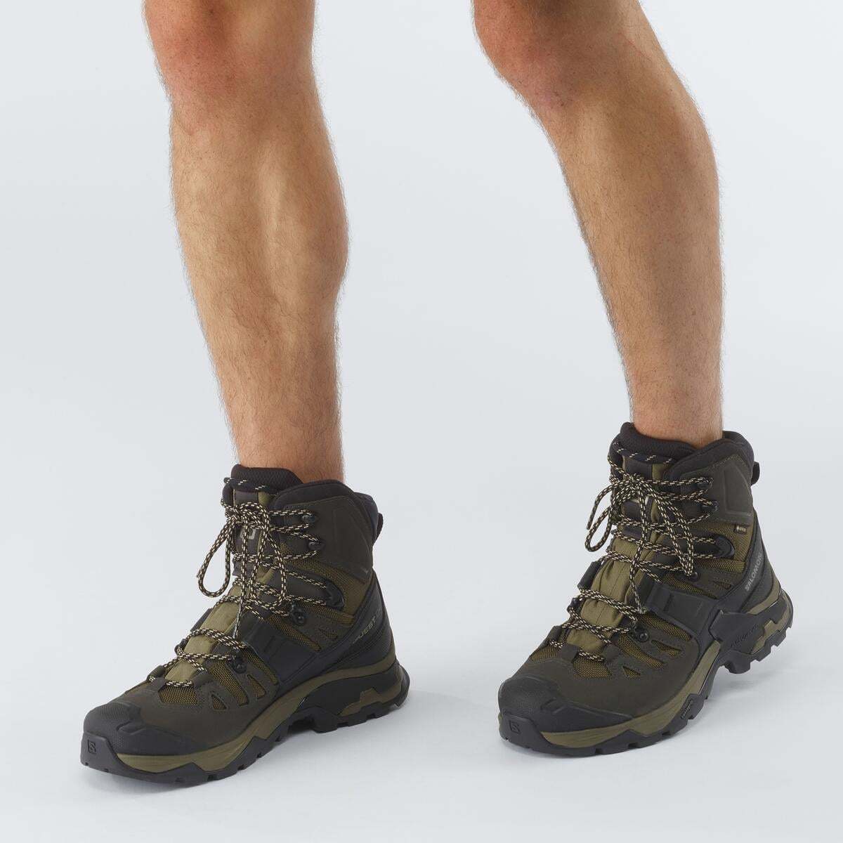Salomon Quest 4 Gore-Tex Erkek Outdoor Botu - Kahve - Yeşil - L41292500 - image 6