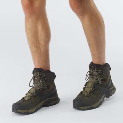 Salomon Quest 4 Gore-Tex Erkek Outdoor Botu - Kahve - Yeşil - L41292500 - image 6