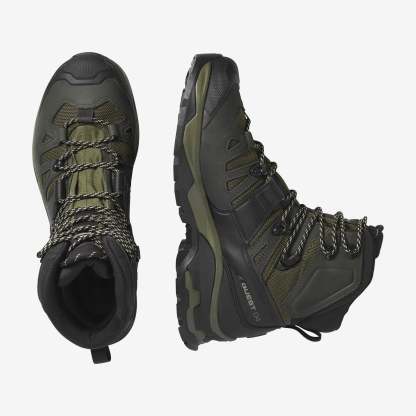 Salomon Quest 4 Gore-Tex Erkek Outdoor Botu - Kahve - Yeşil - L41292500 - image 2